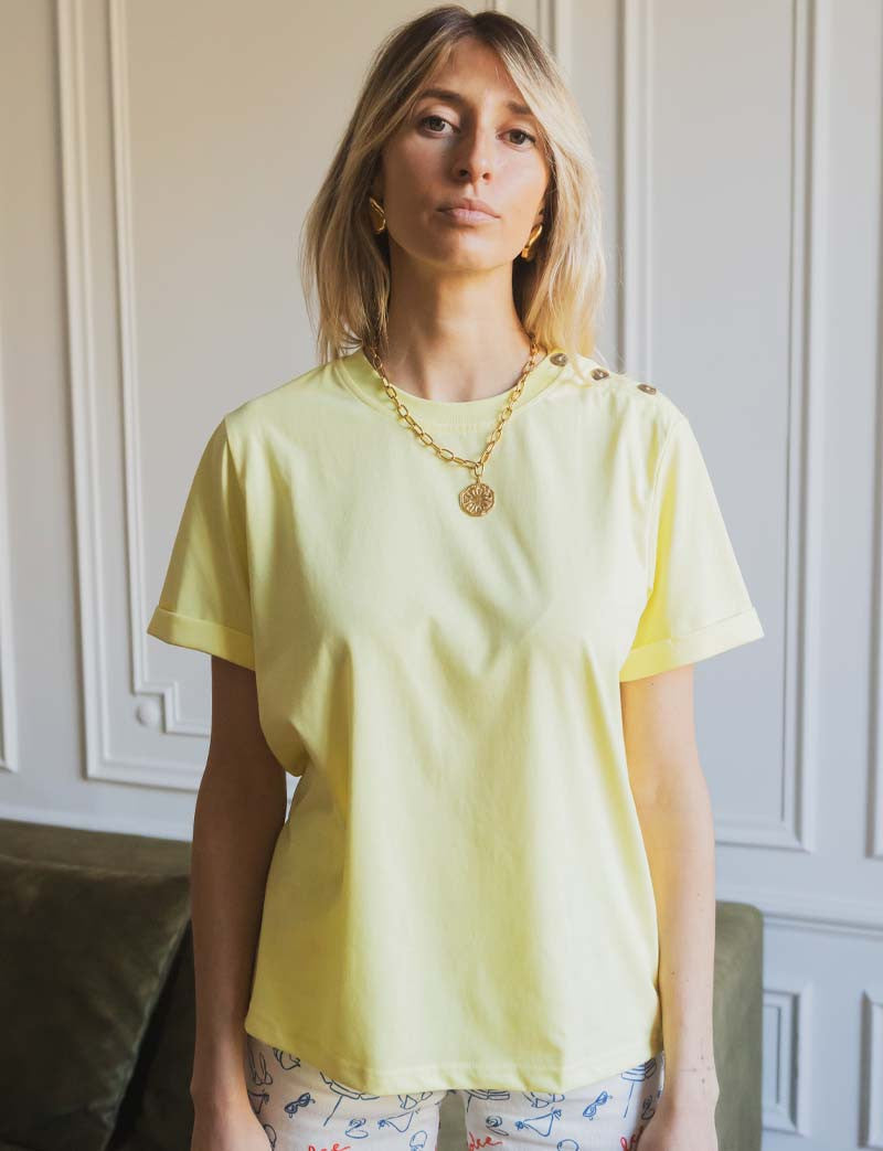 T-shirt jaune Gigi