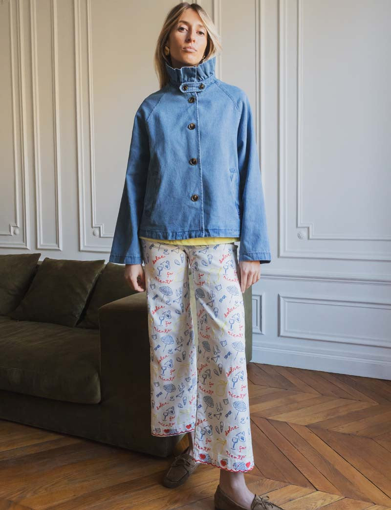 Veste en jean Karo