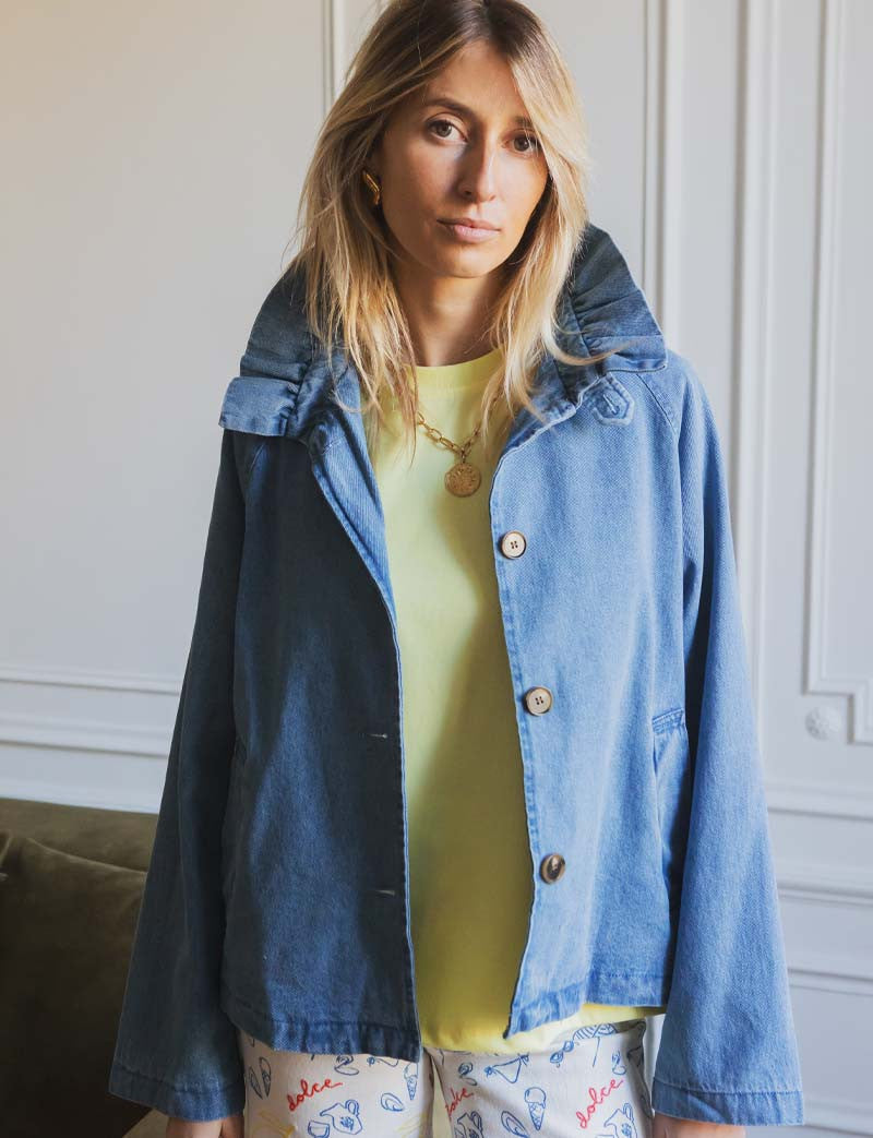 Veste en jean Karo