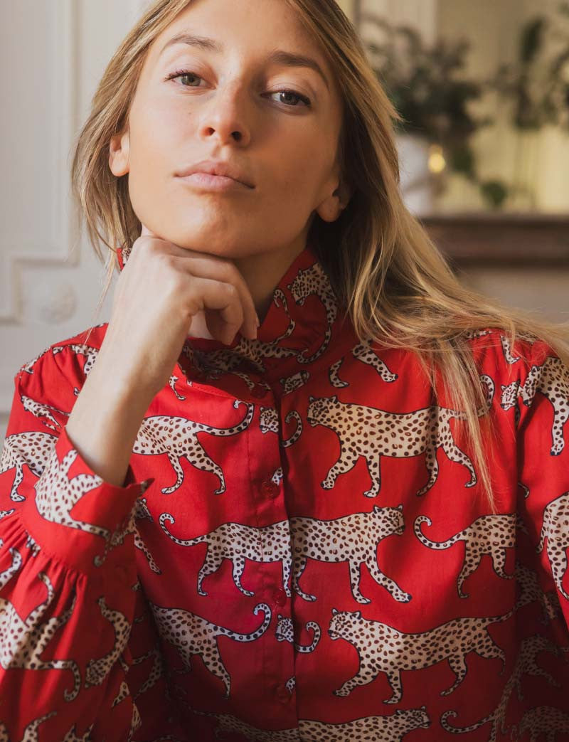 Chemise rouge Sora