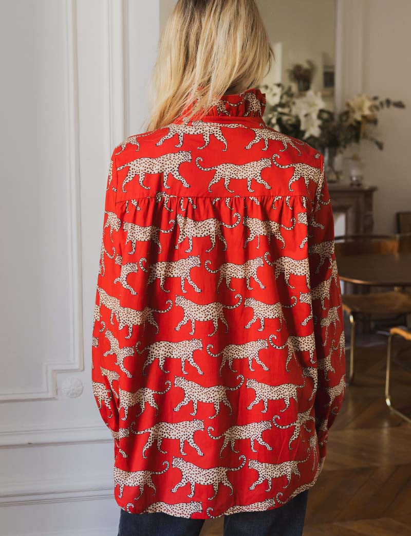 Chemise rouge Sora