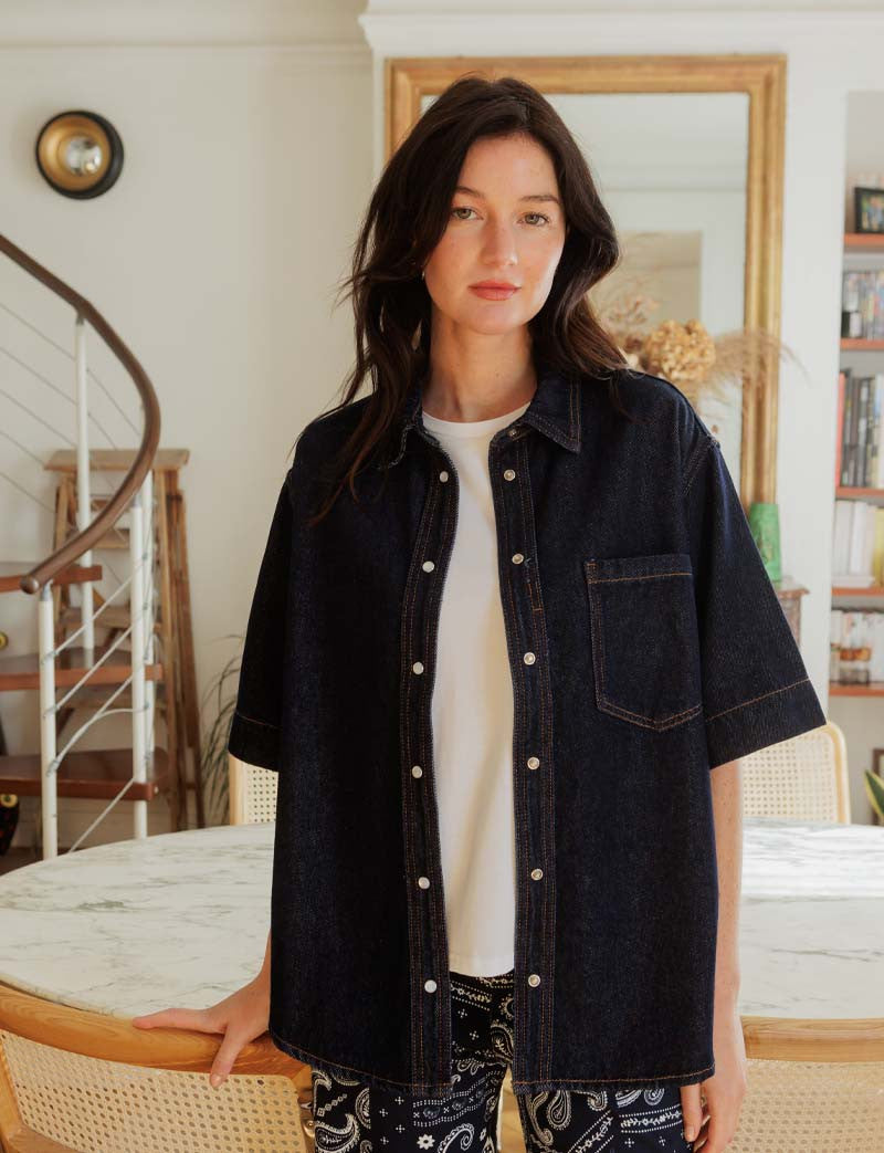 Surchemise en jean Tamira