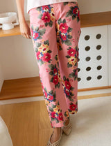 Floral Pink Jeans Jony