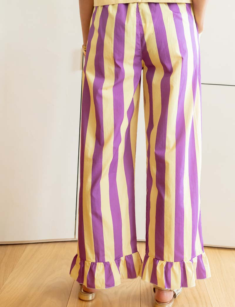 Yellow and Purple Gasty Pants