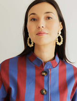 Veste bordeaux & bleue Efrar