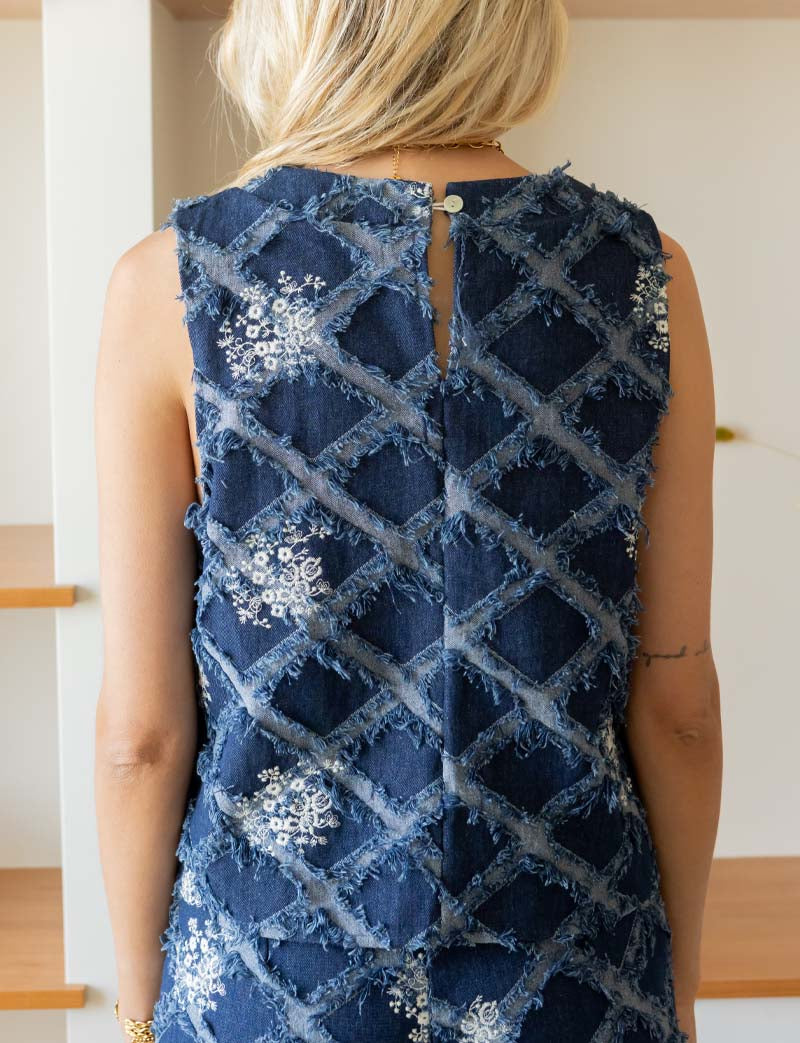 Blue Zifa Top