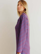 Robe bordeaux & marine Manon