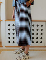 Blue & chocolate Yago skirt