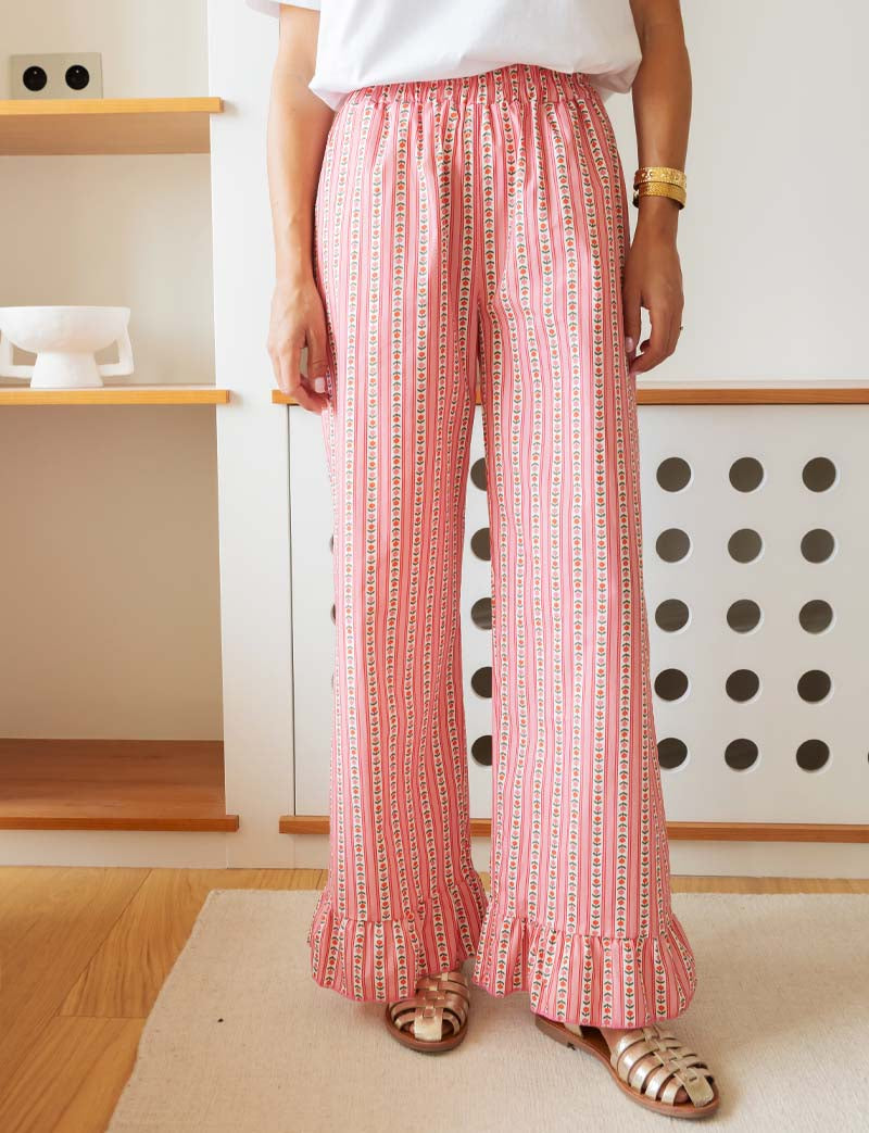 Gasty Floral Pink Pants