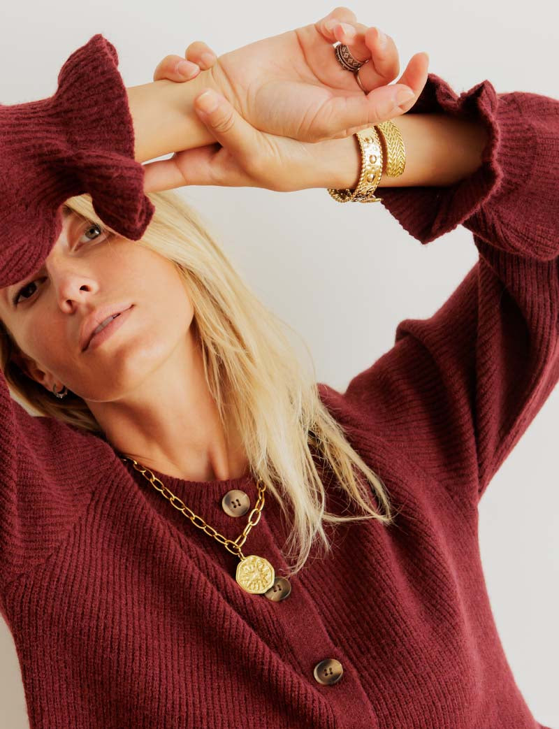 Bordeaux Edwin vest