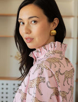 Robe rose & léopards Fati