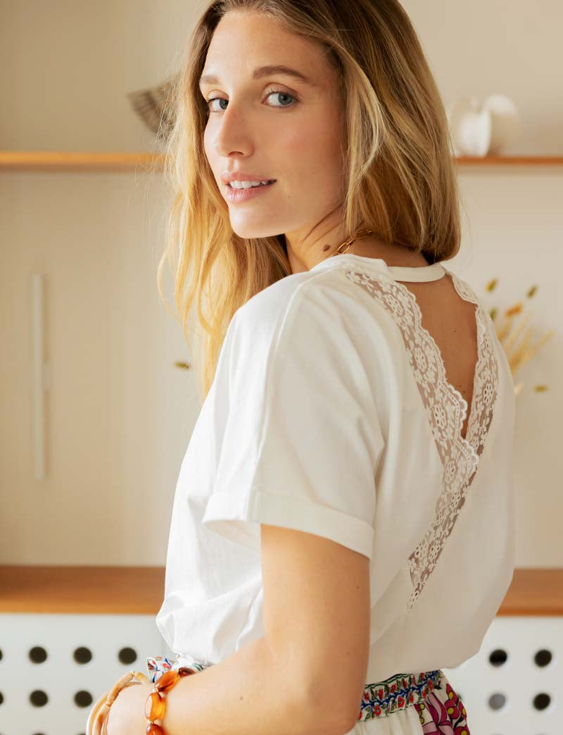 T-shirt blanc Josef