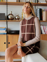 Robe marron Rini
