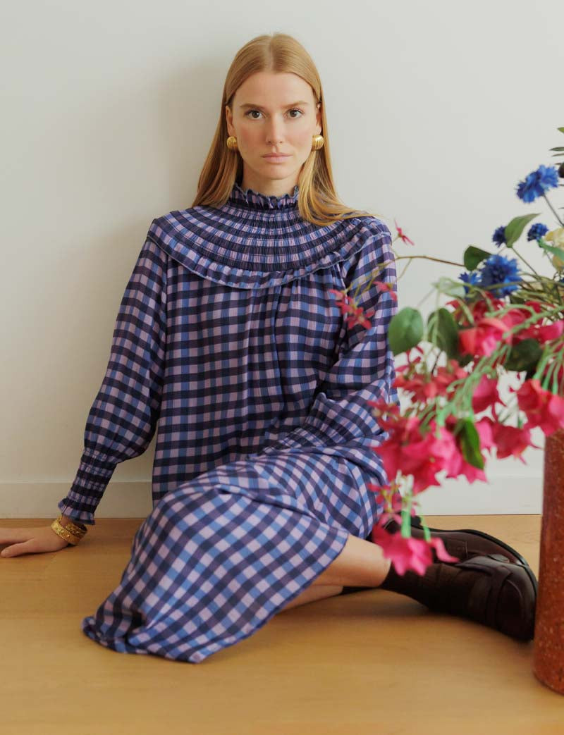 Vestido de cuadros vichy Dassy