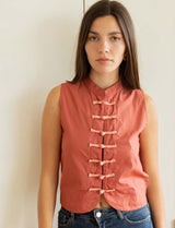 Top terracotta Ava