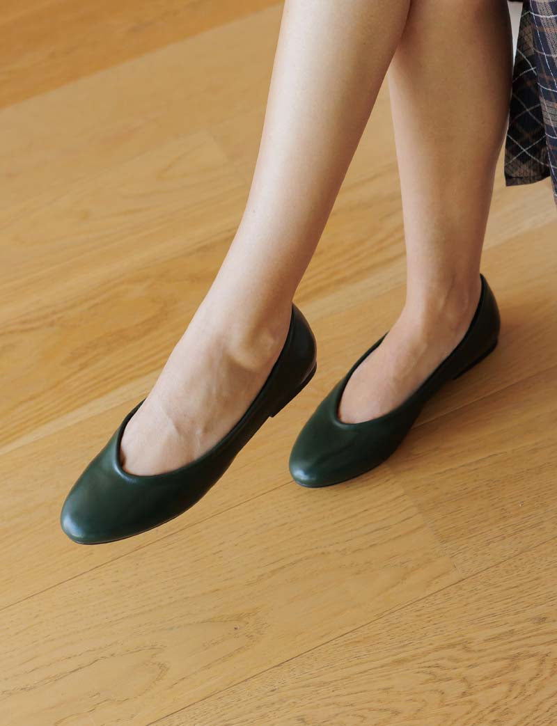 Ballerines vertes Lolo