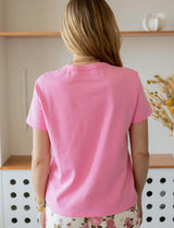 Candy pink Robb T-shirt