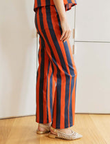 Navy and Orange Striped Jeans Aldo