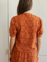 Blouse terracotta Dinis