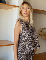 Leopard Print Top Ansa