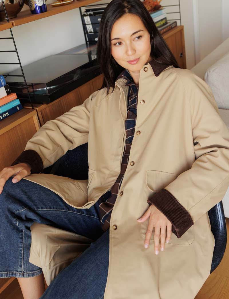 Gabardina beige Jacques