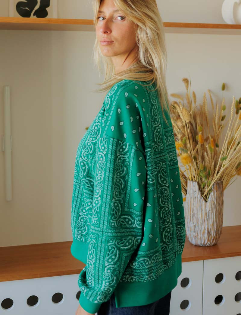Sudadera verde Dalty
