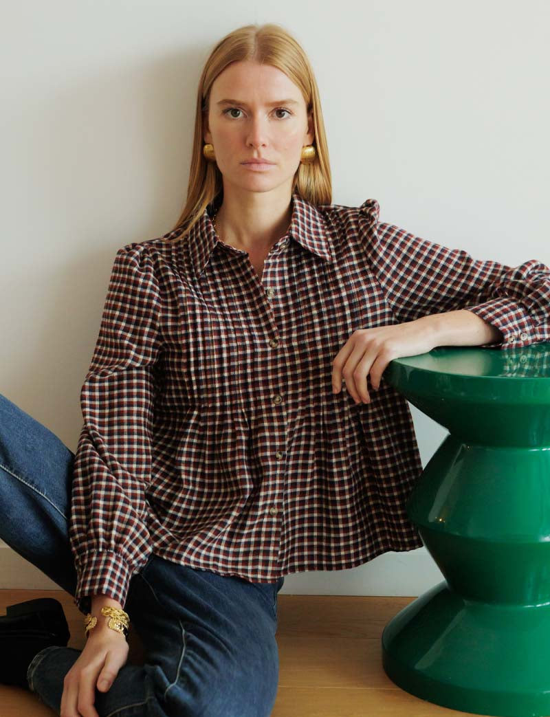 Chemise à carreaux Tivim