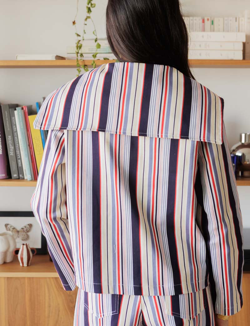 Veste à rayures Shoshi