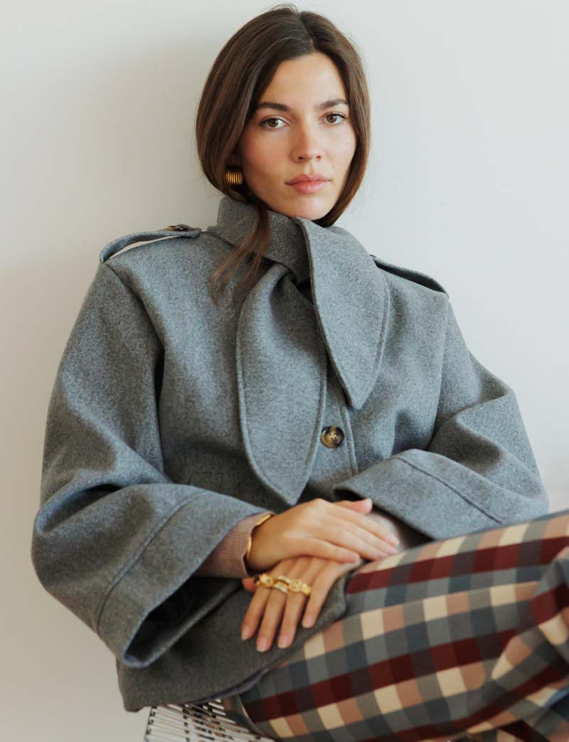 Gray coat Esteban