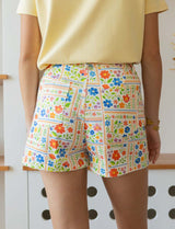 Short patchwork fleuri Kevy