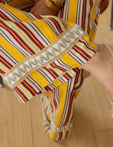 Sara multi yellow pants