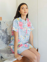 Robe ciel fleurie Lena