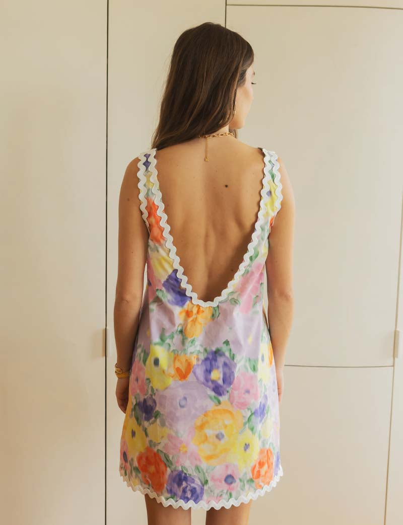 Vestido floral Calia