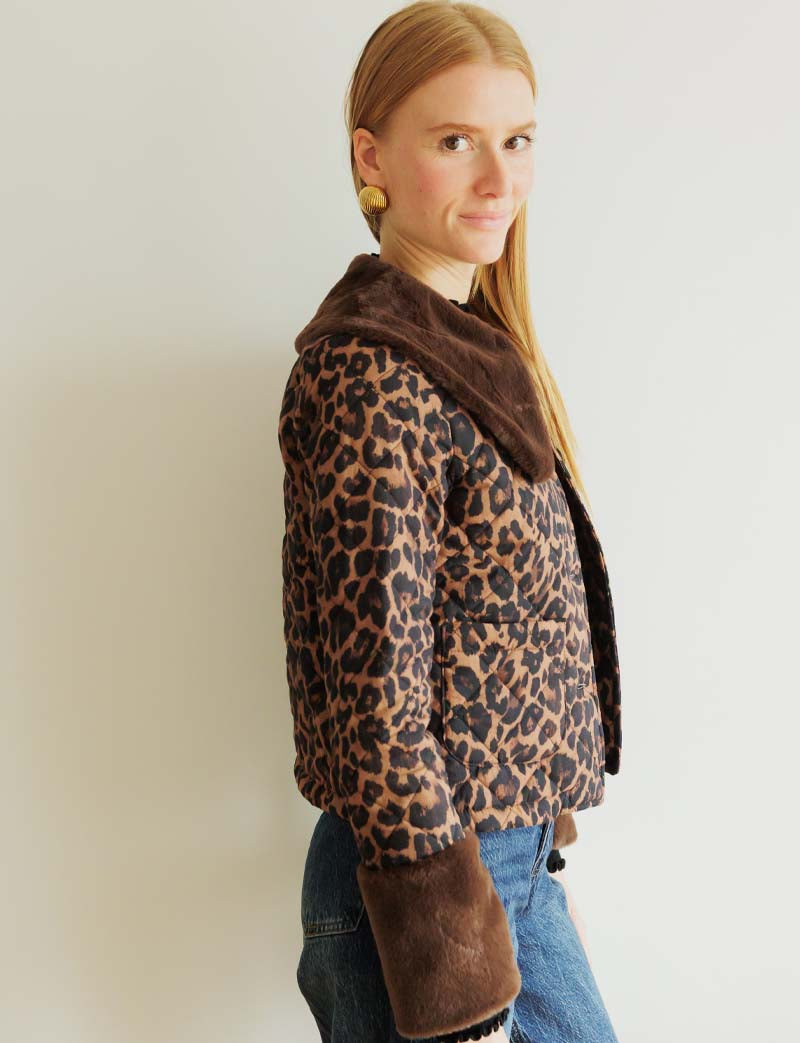 Veste léopard Jess