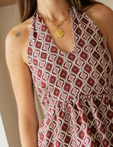 Terracotta Diana Dress