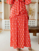 Coral skirt Luisa