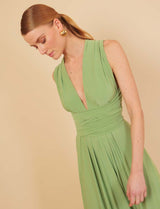 Annabella almond multiposition dress