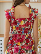 Top floral Tomas