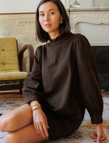 Marlene leopard-print dress