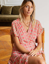 Robe liberty rouge Hasina