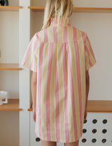 Robe rose & jaune Paula