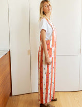 Terracotta & Floral Overalls Alix