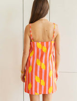 Striped and lemon dress Tela