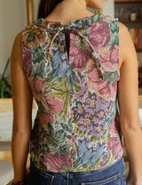 Floral Jacquard Boba Top