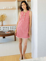 Robe vichy rouge Raymonde