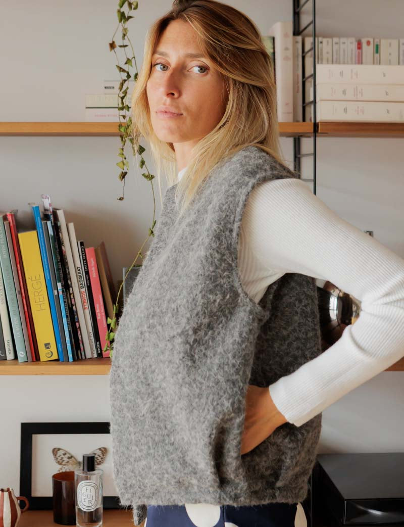 Gilet gris Peny
