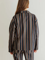 Veste marine à rayures Zeno