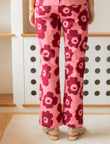 Pink jeans & Bordeaux flowers Jony