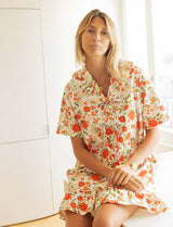 White floral robe Navi