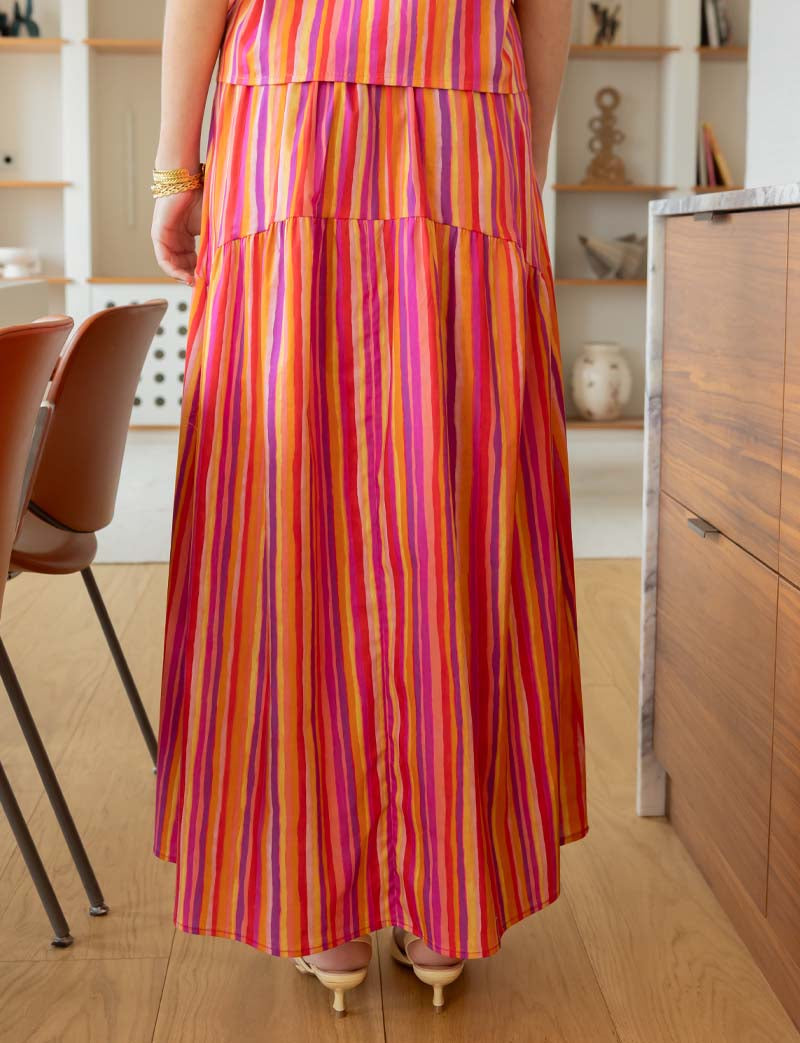 Multi-striped skirt Yama